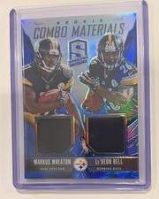2013 Panini Spectra Blue Rookie Markus Wheaton Le'Veon Bell #14 /49 Steelers