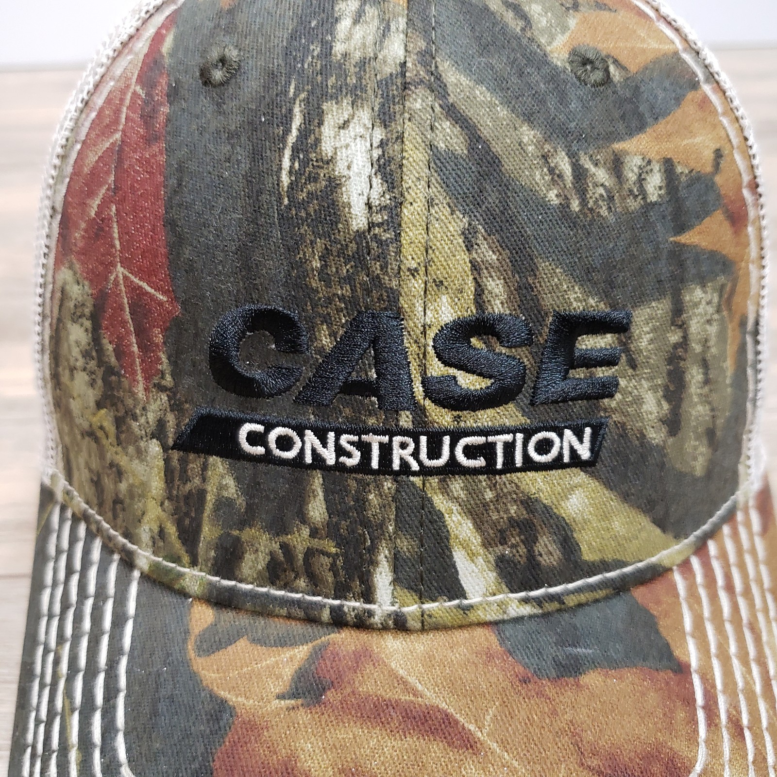 Case Construction Hat Cap Snap Back Camouflage Me… - image 2