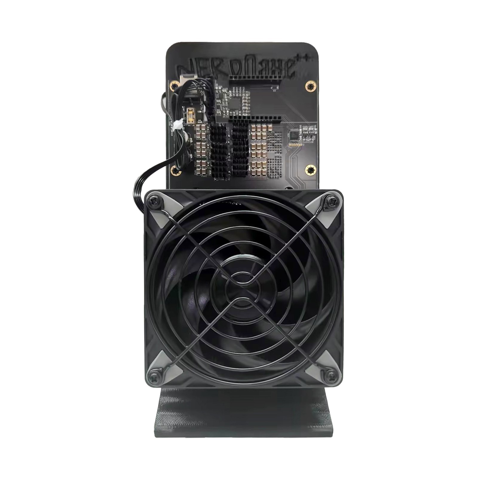 New NerdQaxe++ Rev 6.1 6TH/s SHA-256 WIFI Bitcoin BTC BCH ETH Miner Solo Mining