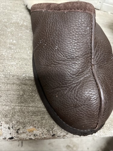 UGG Herren Scuff Hausschuhe Kastanienbraun Größe 10 Schrammen 1001546 - Bild 8 von 11