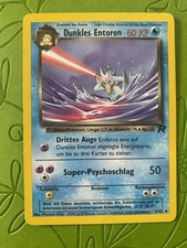 Pokémon Karten  Dunkles Entoron 37/82 Team Rocket 1. Edition Deutsch