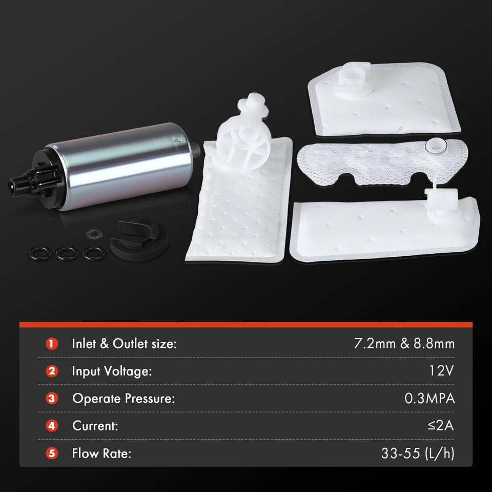 Bomba de combustible con colador para Honda Fury 2010-2018 2020 VTX1800C Suzuki Kawasaki Foto 4 de 4