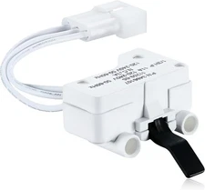 PartsBroz WP3406107 3406107 Dryer Door Switch - Compatible With White 