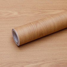 FEILAYS Wood Grain Contact Paper Peel & Stick Wallpaper 17.7"x393" Waterproof