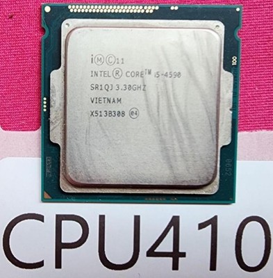 CPU410 - Intel Core i5-4590 3.3GHz CPU Processor SR1QJ LGA1150