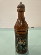 Vintage Wooden Pepsi Cola 75th Anniversary Pepper Grinder - Salt Shaker