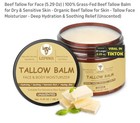 Beef Tallow for Face (5.29 Oz) | 100% Grass-Fed Balm for Dry Ex 5/27 — photo 1