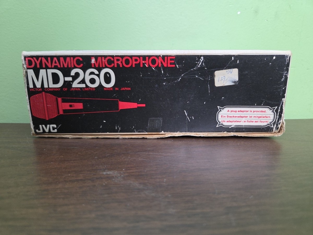【中古】「未使用品」Boogie (MIC Included) JVC Dynamix Microphone MD-260 (READ DESCRIPTION UNTESTED) | eBay