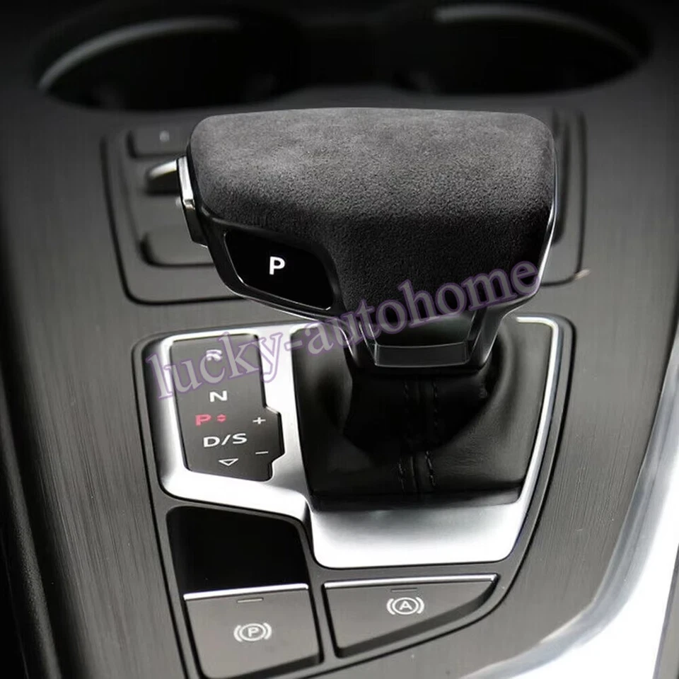 Cubierta de perilla de cambio de marchas para Audi A4L A5 S5 Q5 A4 S4 SQ5 RS4 RS5 Q7 2016-2024 Foto 3 de 4
