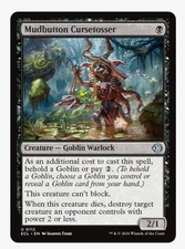 Mudbutton Cursetosser | MTG ECL | Black Goblin Warlock | Behold Removal | NM