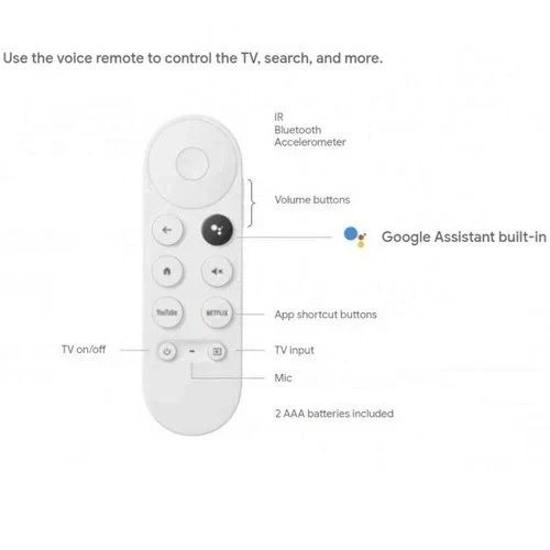 New Replacement For Chromecast With Google TV Voice Bluetooth IR Remote Control. - Image 4 of 4