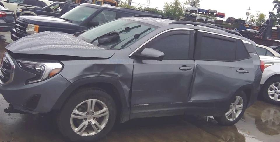 17 18 2019 20 21 22 23 GMC Acadia conductor trasero manija de puerta derecha en acero satinado G9K Foto 4 de 4