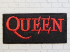 Music Fabric Patch QUEEN: British Rock Band Est 1970; Freddie Mercury, Brian May
