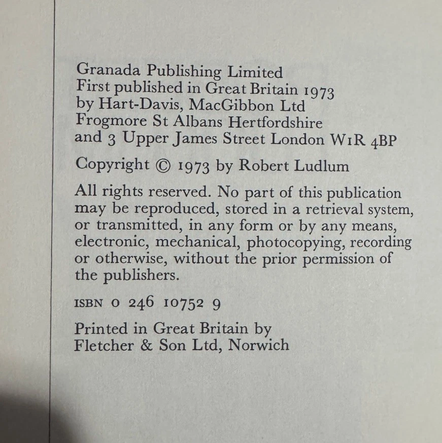 Robert Ludlum Thriller Lot (5 HC/DJ) – Matarese, Holcroft, Matlock | VG 1st Eds - Image 3 of 4
