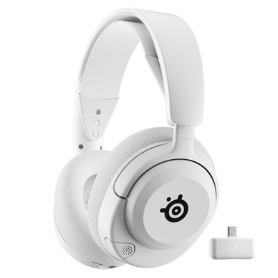 Arctis Nova 5 Wireless Multi-System Gaming Headset   White   Neodymium Magnet...