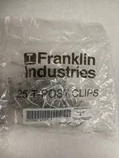 Highest quality T-Post Clips - Franklin industries [200 pack]