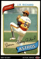 1980 Topps #50 J.R. Richard Astros 7 - NM