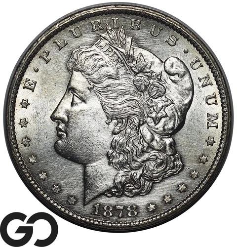 1878-CC Morgan Silver Dollar, Uncirculated Details, Better Date Carson City!