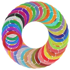 40 Pcs 3D Pen Filament, 1.75mm Dia 33ft Length, 40 Colors