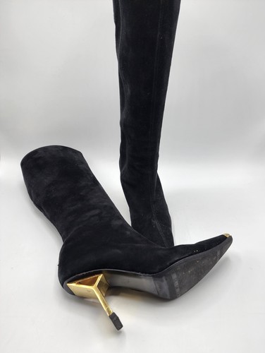 Timothy Hitsman Wildleder Kniestiefel Gr. 7-7,5 US / 37 EU leicht getragen - Bild 7 von 7