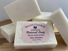 Kojic Acid+Rice Brightening Soap – Dark Spot Remover Even Skin Tone Natural Glow