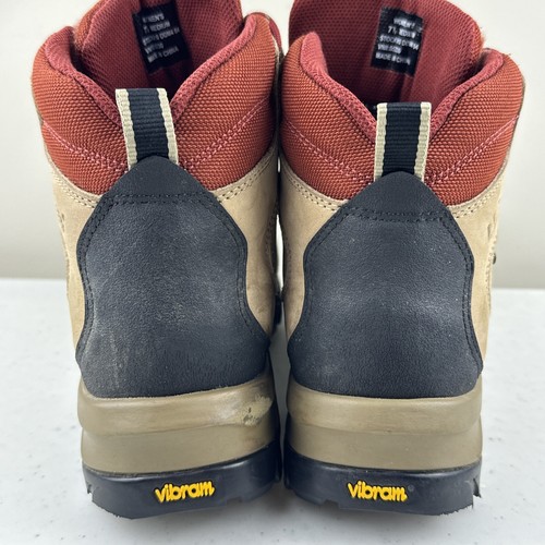 LL BEAN Women's Hiking Boots Tan Red Vibram Waterproof GoreTex Size 7.5 M *READ* - Picture 5 of 18
