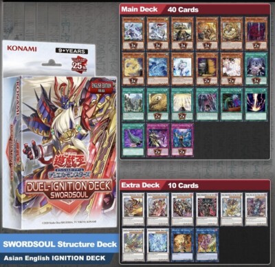 YUGIOH DUEL-IGNITION DECK SWORDSOUL ASIA ENGLISH EDITION STRUCTURE DECK SEALED | eBay YUGIOH DUEL-IGNITION DECK SWORDSOUL ASIA ENGLISH EDITION STRUCTURE DECK SEALED | eBay