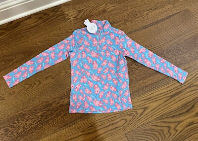 Lucas&Lili Ireland Equestrian Izzy Sports Top - Pink & Turquoise Size 9-10 Years