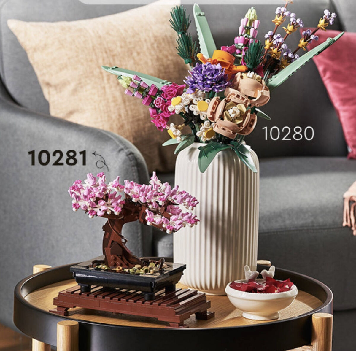 LEGO Botanical Collection Flower Bouquet 10280 & Bonsai Tree 10281