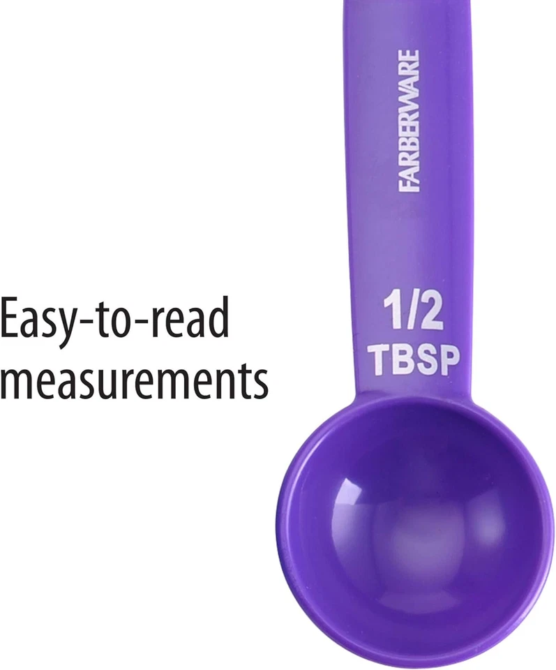 Farberware Set of 5 Measuring Spoons, Perfect for Measuring Both Wet and Dry Ind - Image 4 of 4