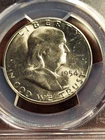1954 S Franklin Silver Half Dollar, PCGS MS64FBL, San Francisco    invoi   g94ej