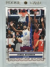 2020 Contenders James Wiseman Rookie Card | Front Row Seat RED | Warriors RC 🔥