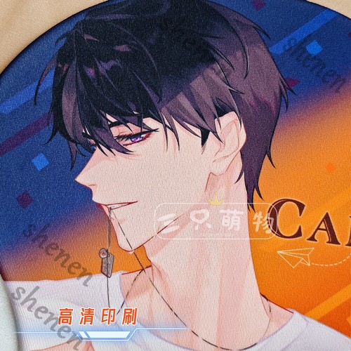 Alfombrilla de ratón Love and Deepspace Caleb Anime antideslizante estéreo brazaletes disfraces regalo - Imagen 4 de 6