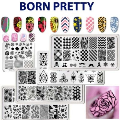 BORN PRETTY Stamping Plates Manicure Nail Art Image Halloween/Christmas/Party
