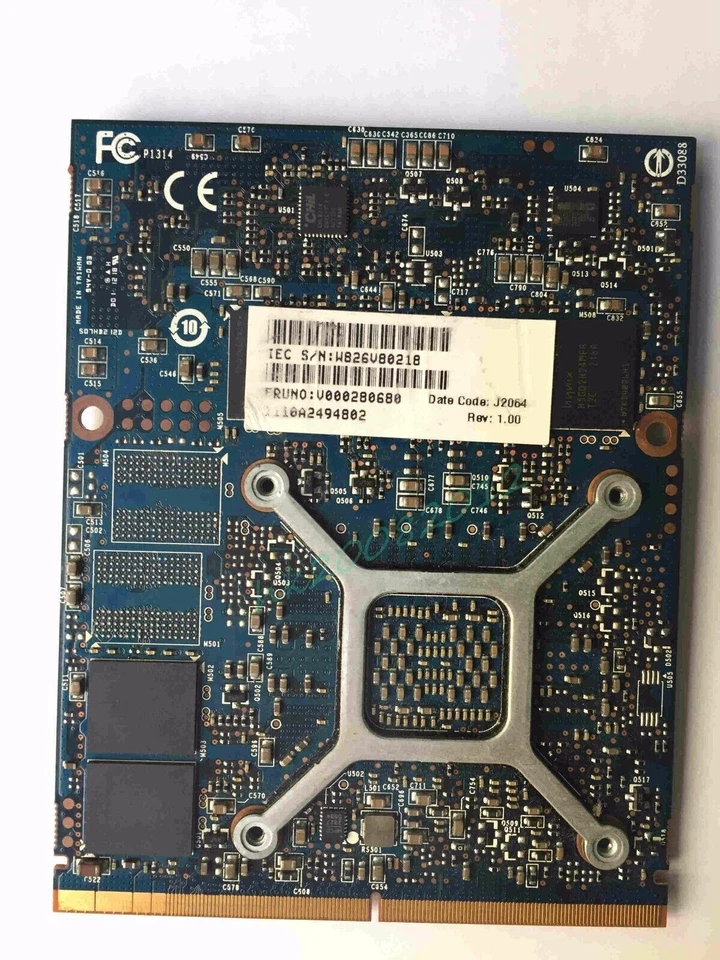 Toshiba Qosmio X870 X875 NVIDIA GTX 670m 3GB Laptop Video Card V000280680 - Image 3 of 3