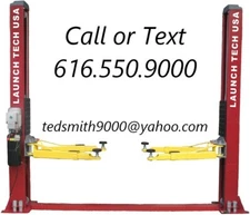 New Launch 9,000 LBS. Symmetric 2 Post Auto Lift Car Hoist FREE Truck Adapters