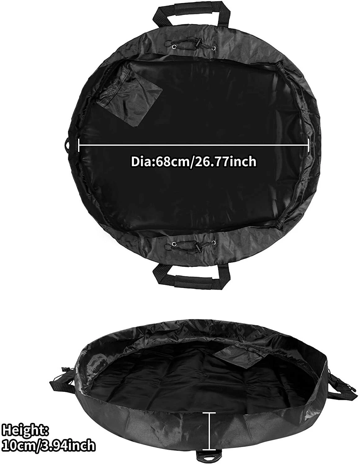Dawitrly Wetsuit Changing Mat, Durable Waterproof Surf Change Mats Carrying Divi