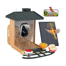 Osoeri Bird Feeder with Camera, Smart AI Identify Wild Bird Feeder Camera Sol...