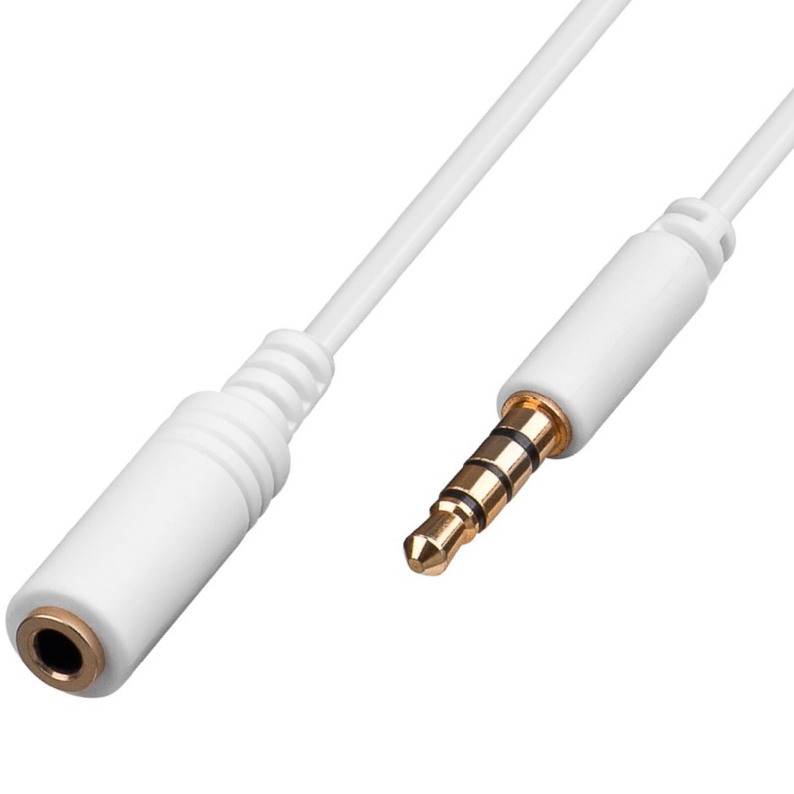 Thumbnail - 0,5m Bis 5m 4 Pol Audio 3,5mm Klinken Verlängerungs Kabel Für Apple