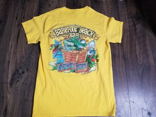Herren T-Shirt S WHISKEY JOE'S Barefoot Beach Bar doppelseitig