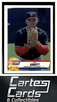 Kyle Abbott 1993 Fleer ProCards #2537 Scranton/Wilkes-Barre Red Barons