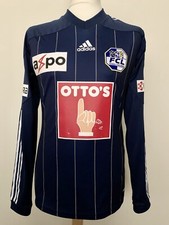 Luzern 2011-2012 home Kukeli match worn Adidas Switzerland Football Club shirt