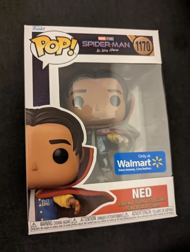 Funko Pop Marvel #1170 Spider-Man No Way Home Ned with Cloak Walmart Exclusive