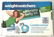 New Weight Watchers Ultimate Belly Kit with Mini Stability Ball Tighten Tone