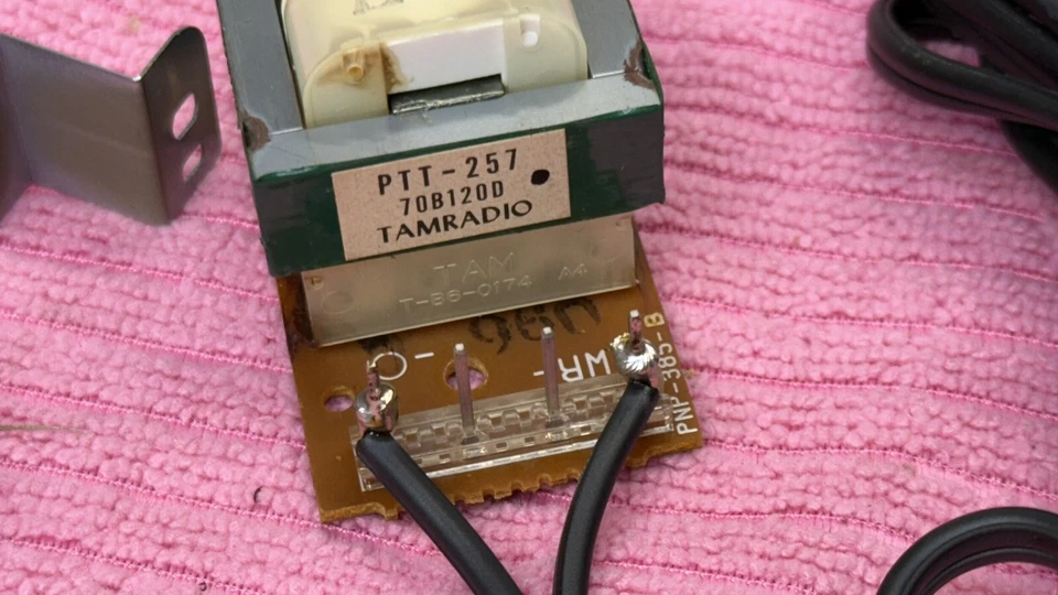 Conjunto de cable de alimentación transformador de CA giratorio serie Pioneer PL-570 y otras Foto 2 de 4