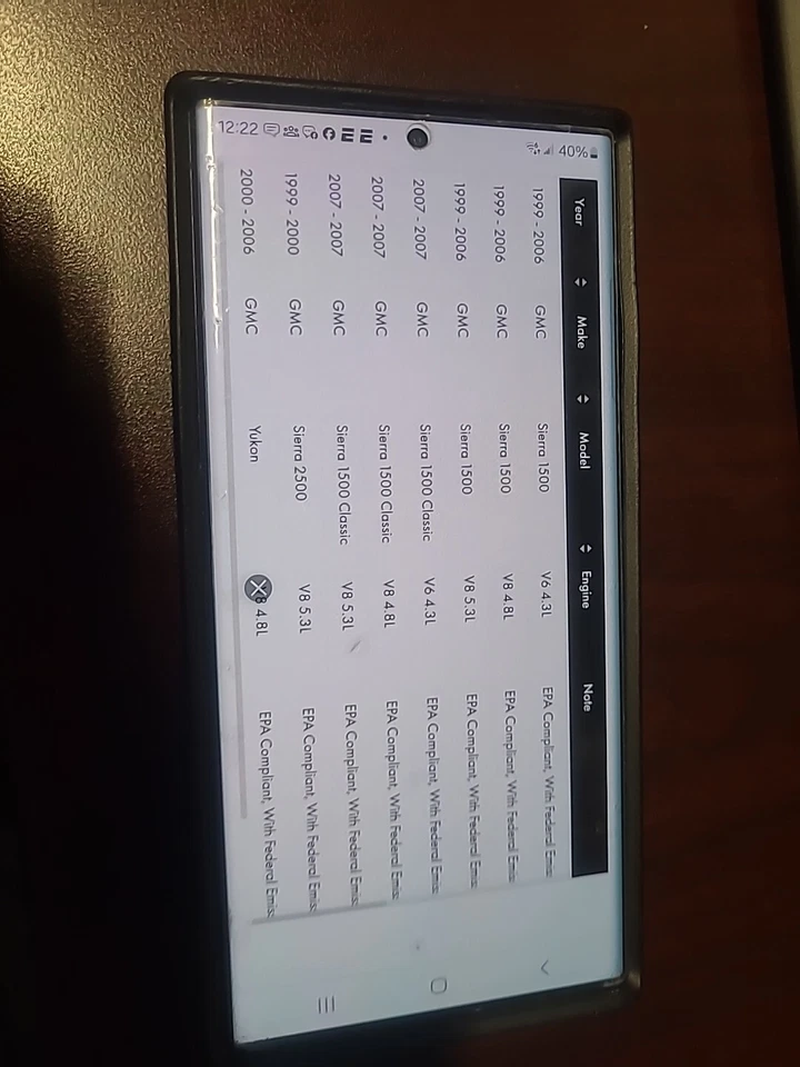 Convertidor catalítico delantero para Chevy Silverado GMC SIERRA 1500 Foto 2 de 3