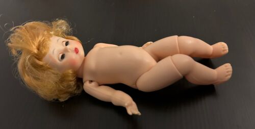 1950’s Vintage Madame Alexander-Kins Doll Alex Movable Arms And Legs Nude 7 1/2" - Bild 2 von 8