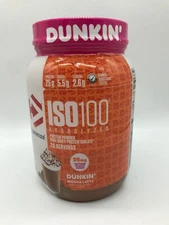 Dunkin' ISO100 Hydrolyzed Protein Powder. 100% Whey Protein Isolate 20 Servings.