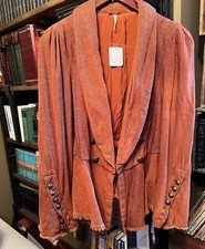 FREE PEOPLE RUST COLORED BLAZER SIZE SMALL BRAND NEW WITH TAGS