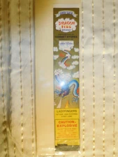 Vintage Good Luck Dragon Fire Firecracker Firework Label